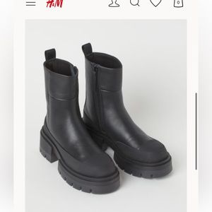 H&M Leather Chelsea Boots
